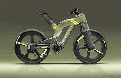 Only 19 kilograms !!! Carbon fiber electric bicycle