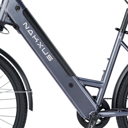 Nakxus 26M208 Trekking  E-City Bike EU-Compliant Folding Bike with App