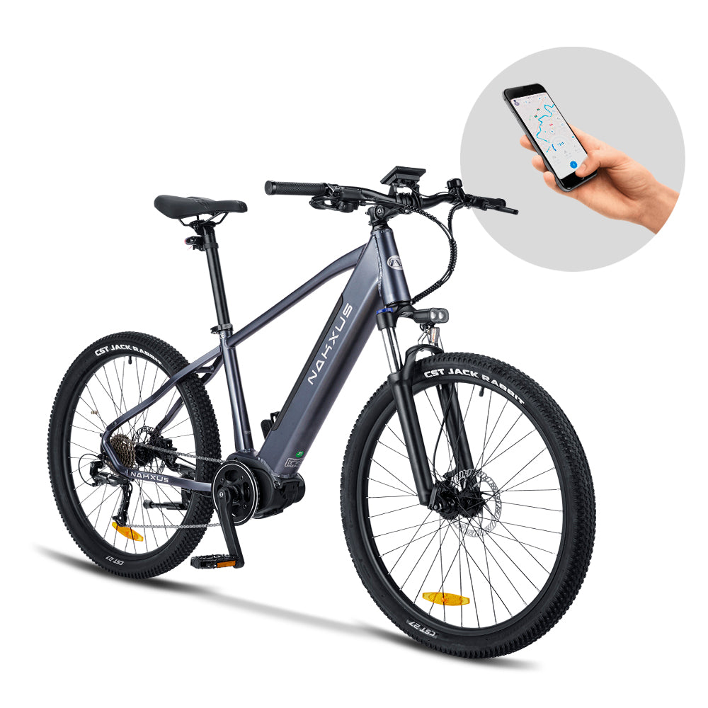 Nakxus 27M202 Bicicleta eléctrica de tracción media de 27,5 pulgadas